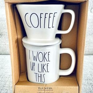 Rae Dunn Coffee Drip Mug set